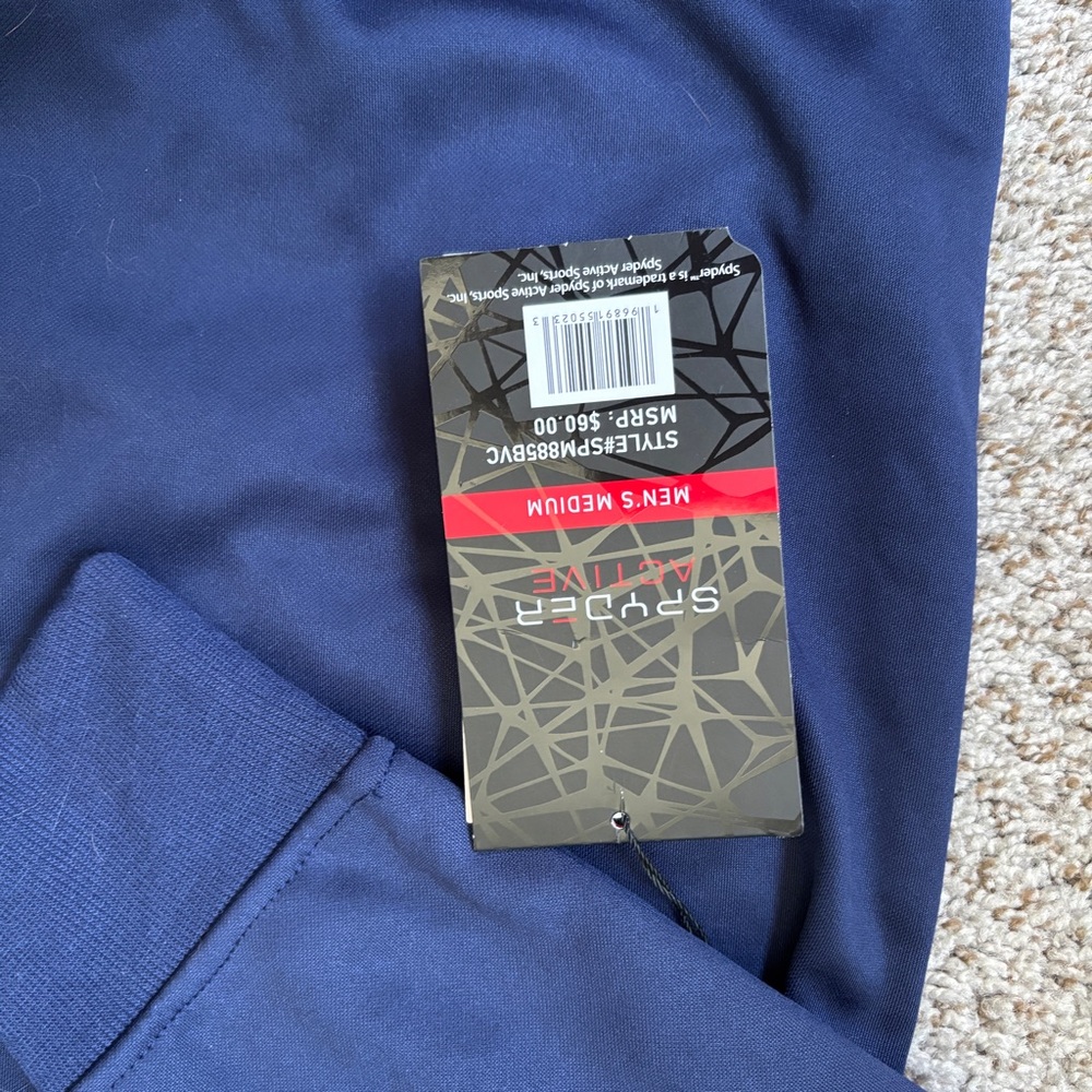 Spyder Blue Performance Jacket - Picture 3 of 3